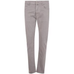 JACOB COHEN Men's Premium Cotton Twill Pants Men GREY